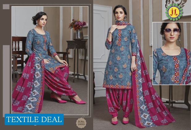 JT Akira Vol-24 Wholesale Pure Cotton Printed Dress Material