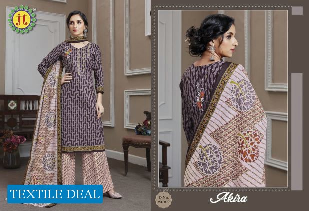 JT Akira Vol-24 Wholesale Pure Cotton Printed Dress Material
