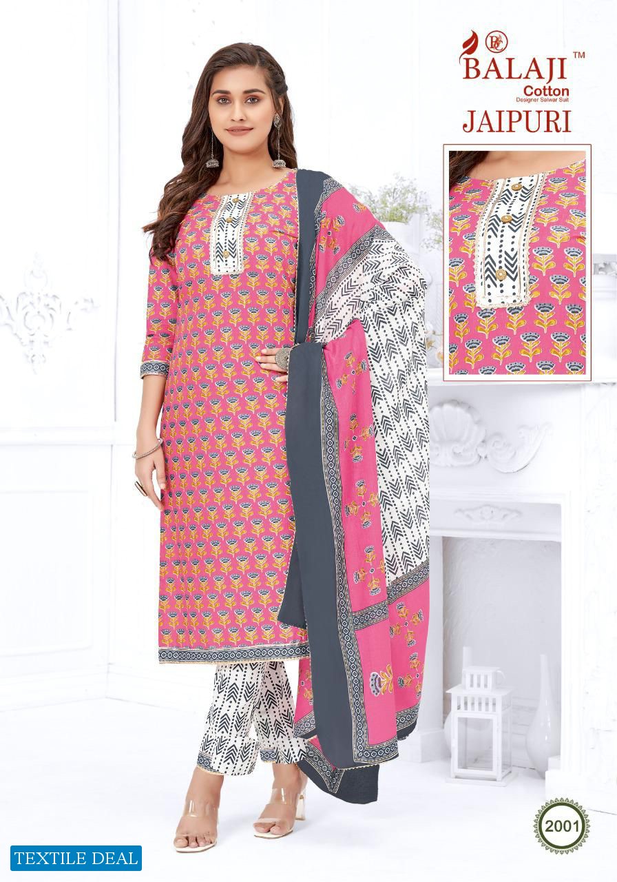 Balaji Jaipuri Vol-2 Wholesale Heavy Lawn Printed Dress Material