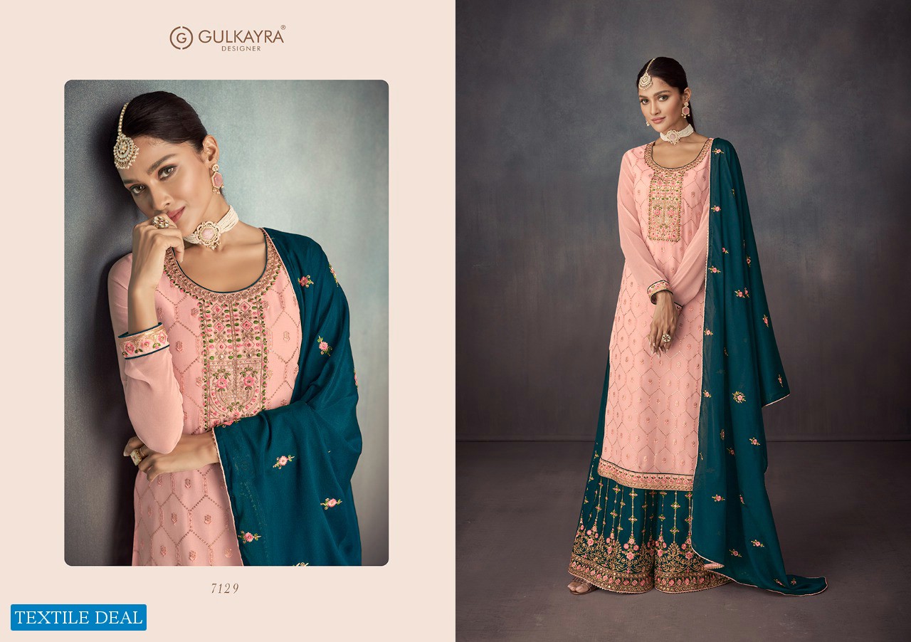 Gulkayra Kitty Party Wholesale Free Size Stitched Plazzo Festive Salwar Suits