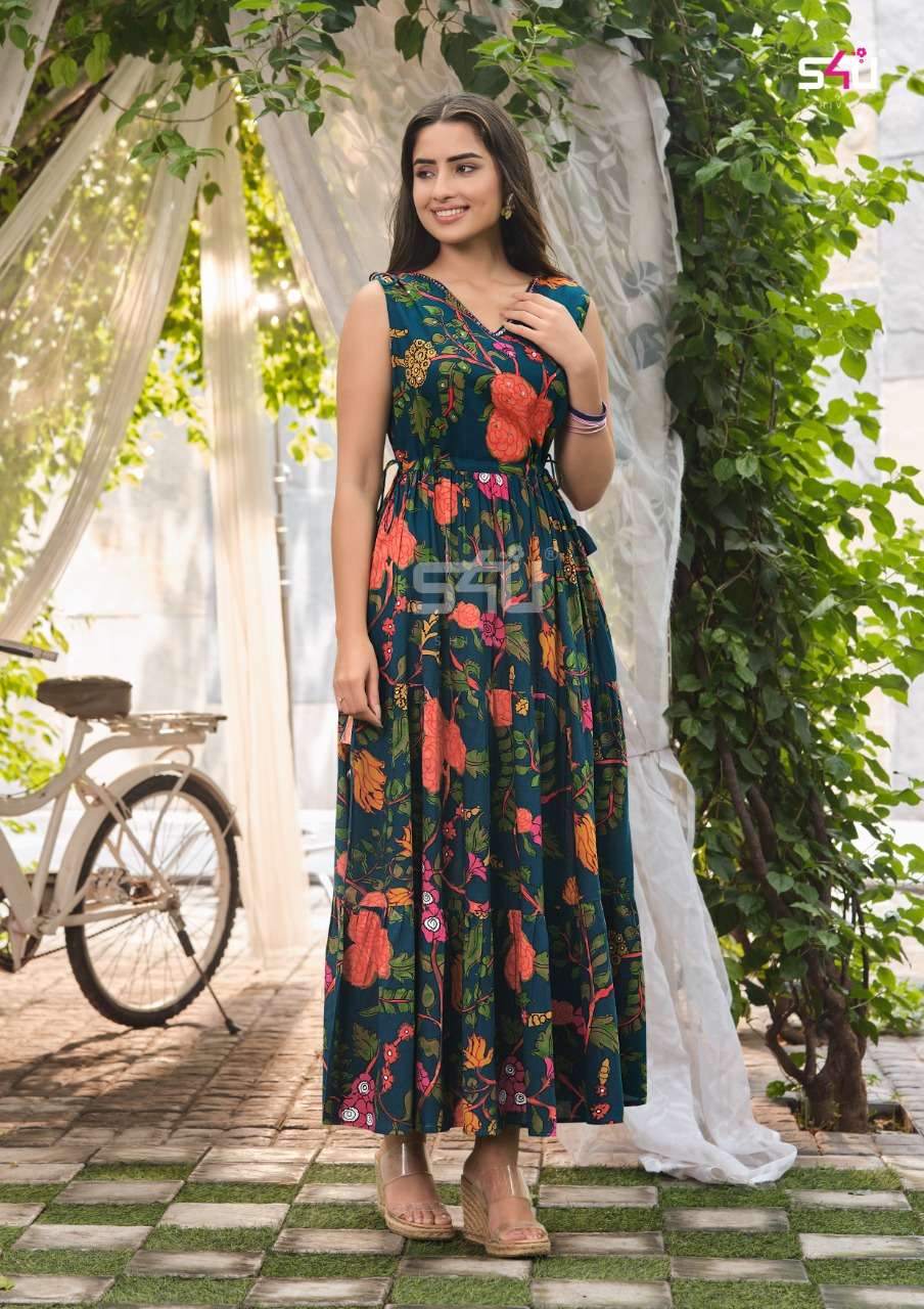 S4U WEEKEND PASSION FLORAL GOWN BEAUTIFUL COLLECTION