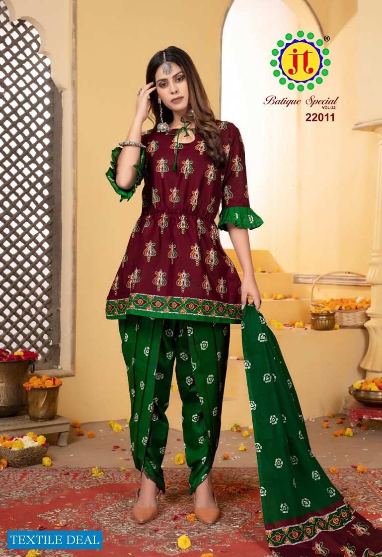 JT Batique Special Vol-22 Wholesale Printed Dress Material