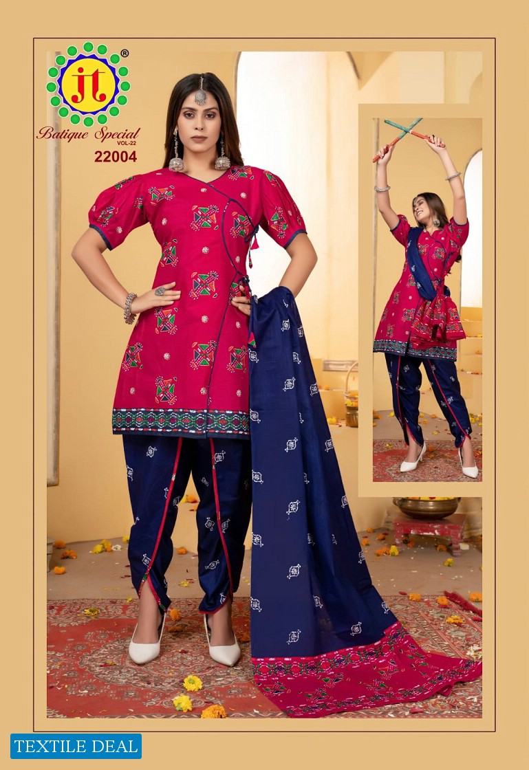 JT Batique Special Vol-22 Wholesale Printed Dress Material