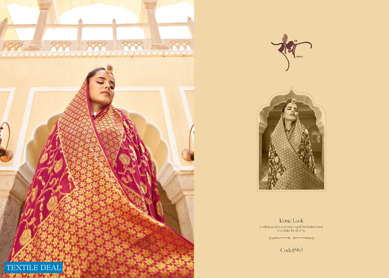 Radha Prem Leela Wholesale Silk Georgette With Embroidery Work Salwar Suits
