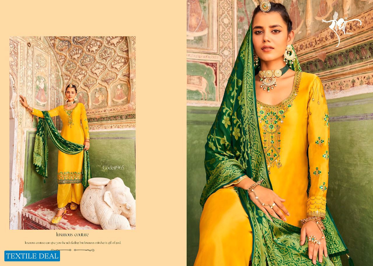 Radha Prem Leela Wholesale Silk Georgette With Embroidery Work Salwar Suits