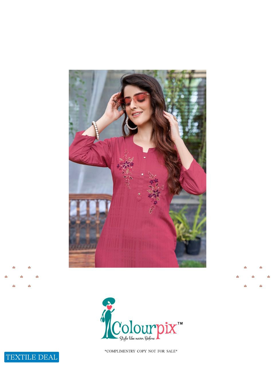 Colourpix Rolex Vol-1 Wholesale Viscose Reyon Long Kurtis