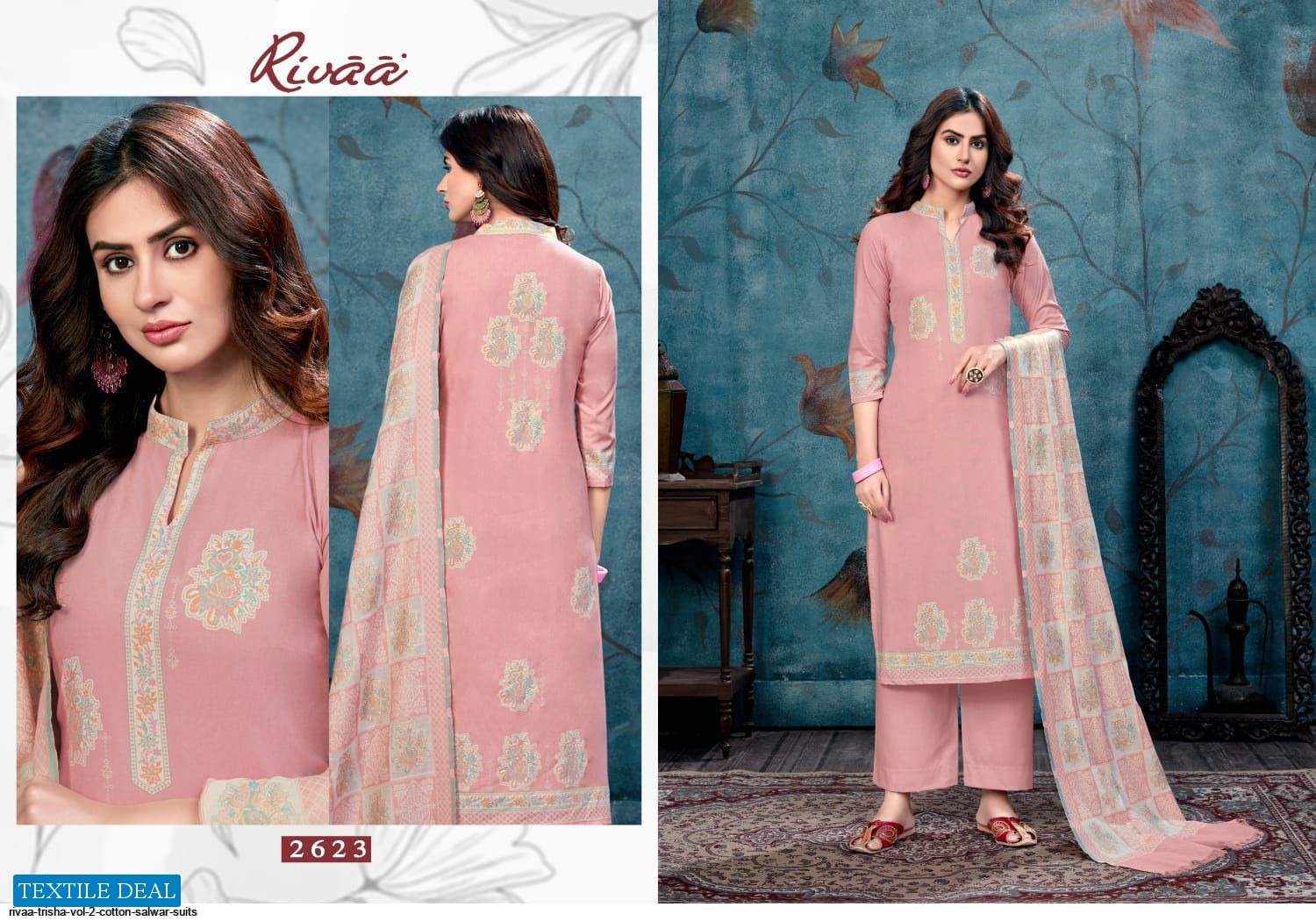 Rivaa Trisha Vol-2 Wholesale Cotton Digital Print Dress Material
