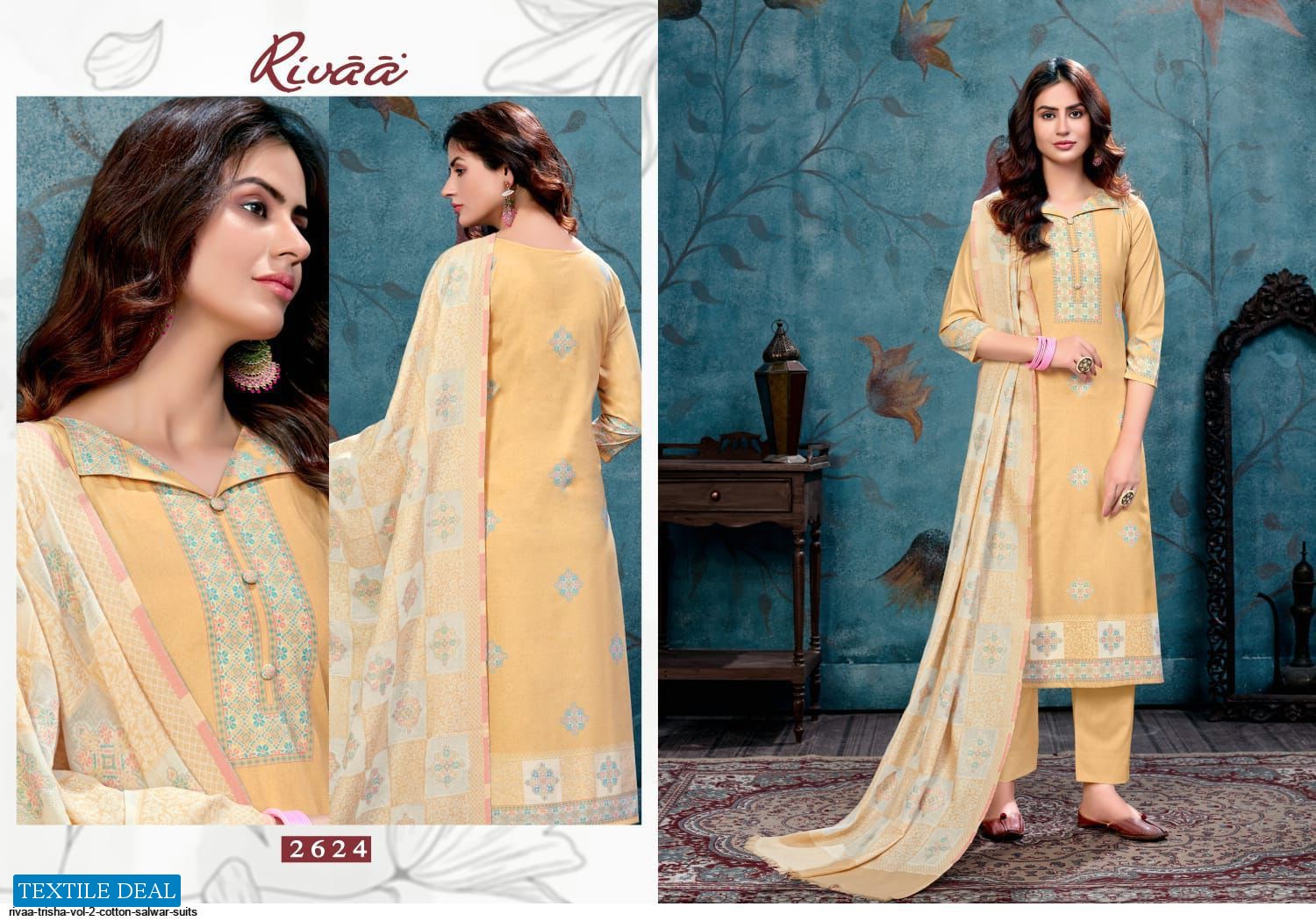 Rivaa Trisha Vol-2 Wholesale Cotton Digital Print Dress Material