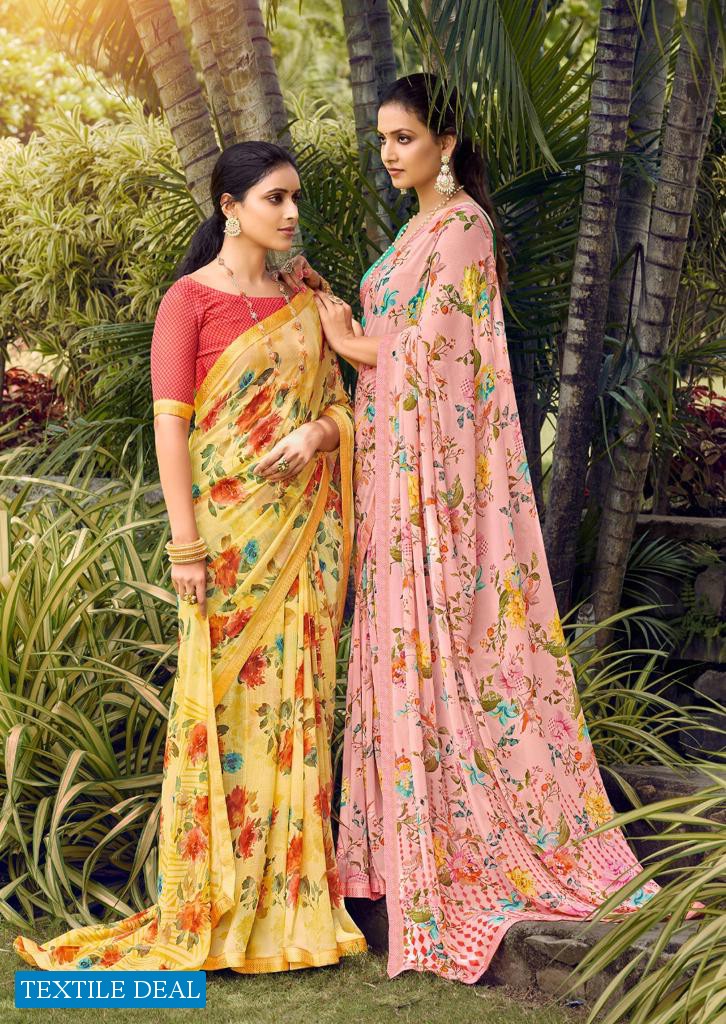 VIVANTA BY KASHVI CREATION WEIGHTLESS PRINTED SAREES