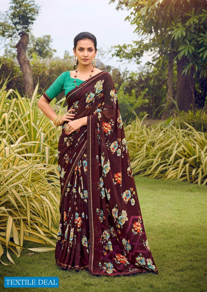 VIVANTA BY KASHVI CREATION WEIGHTLESS PRINTED SAREES