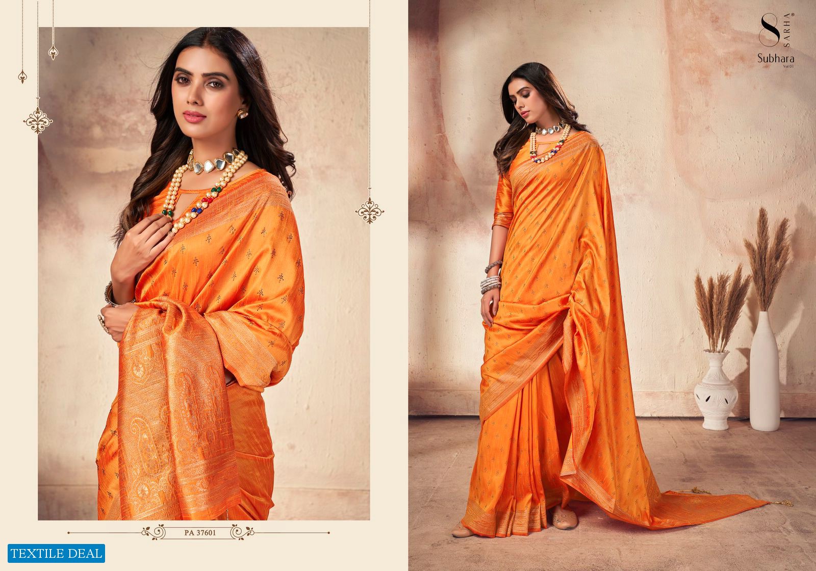 SUBHARA VOL 1 BY AURA SARHA SILK WEDDING FANCY RICH SAREE COLLECTION