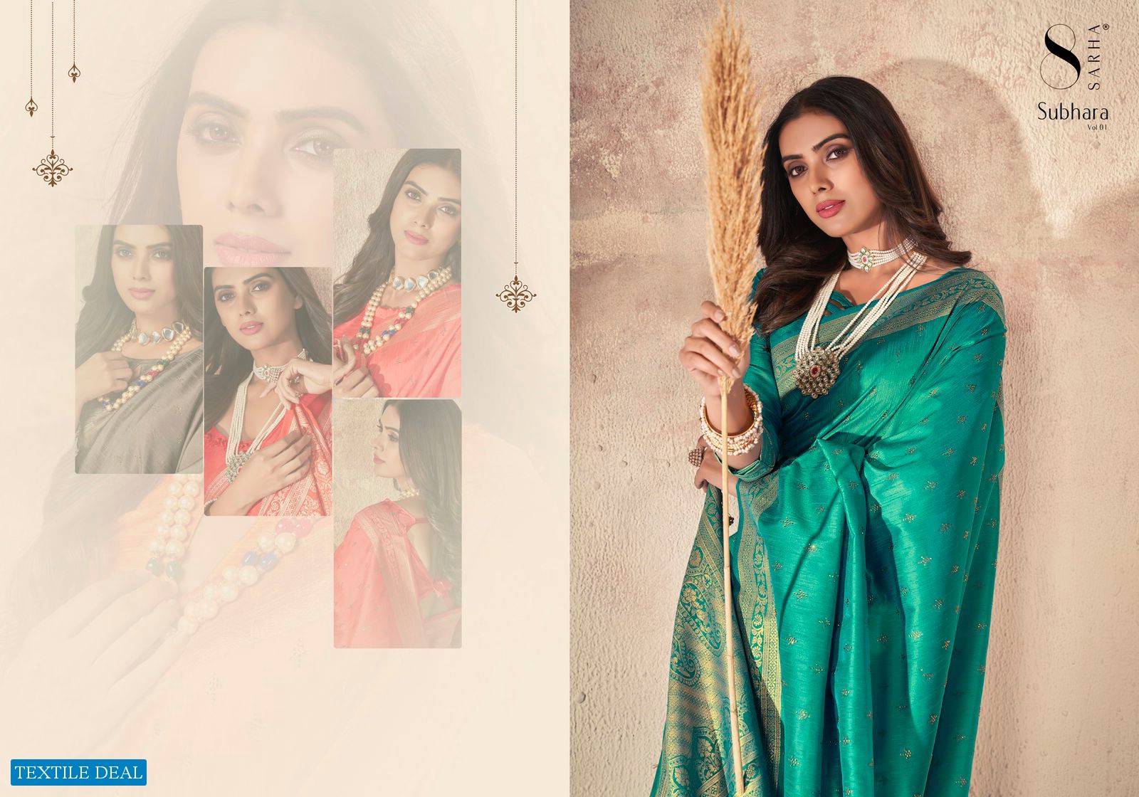 SUBHARA VOL 1 BY AURA SARHA SILK WEDDING FANCY RICH SAREE COLLECTION