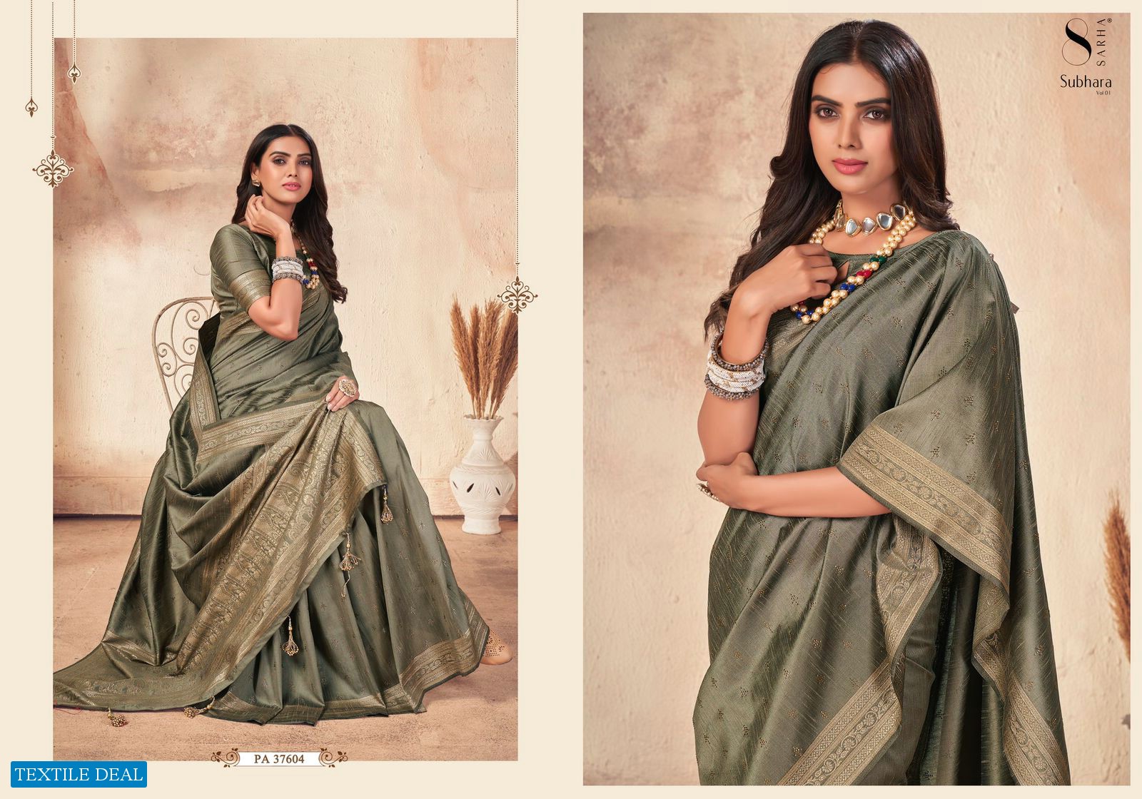 SUBHARA VOL 1 BY AURA SARHA SILK WEDDING FANCY RICH SAREE COLLECTION