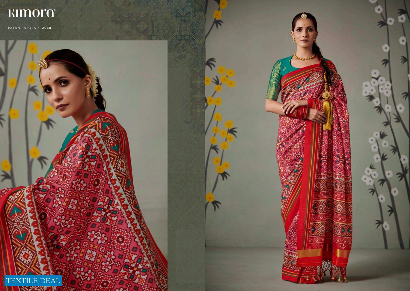 KIMORA PATAN PATOLA 2036-2040 SERIES PATOLA SAREES WHOLESALE