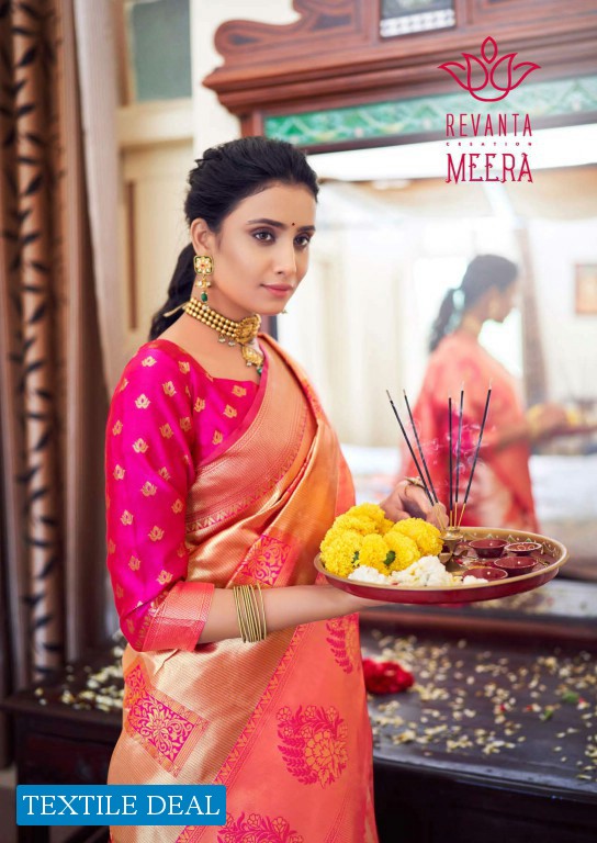Revanta Meera Wholesale Shopping Pure Silk Fancy Blouse Sarees