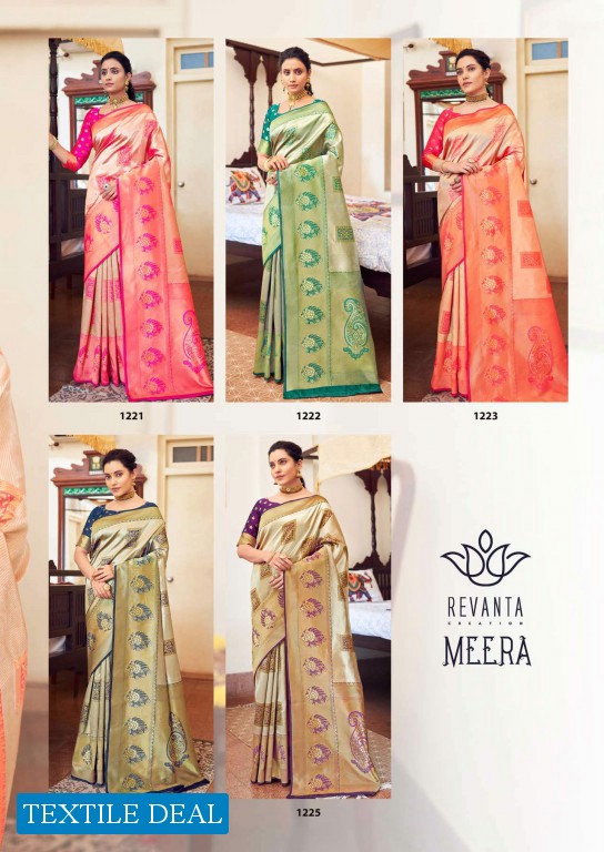 Revanta Meera Wholesale Shopping Pure Silk Fancy Blouse Sarees