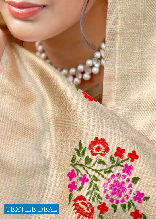 REVANTA BHAKTI KORA SILK WHOLESALE SAREE SUPPLY