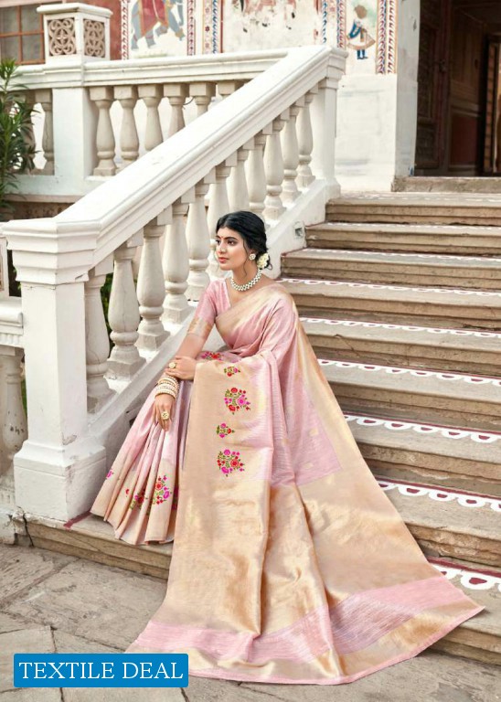 REVANTA BHAKTI KORA SILK WHOLESALE SAREE SUPPLY