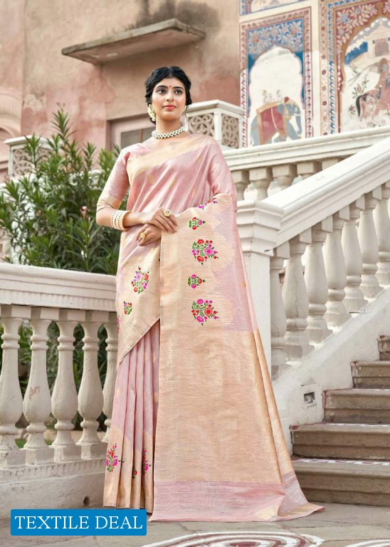 REVANTA BHAKTI KORA SILK WHOLESALE SAREE SUPPLY