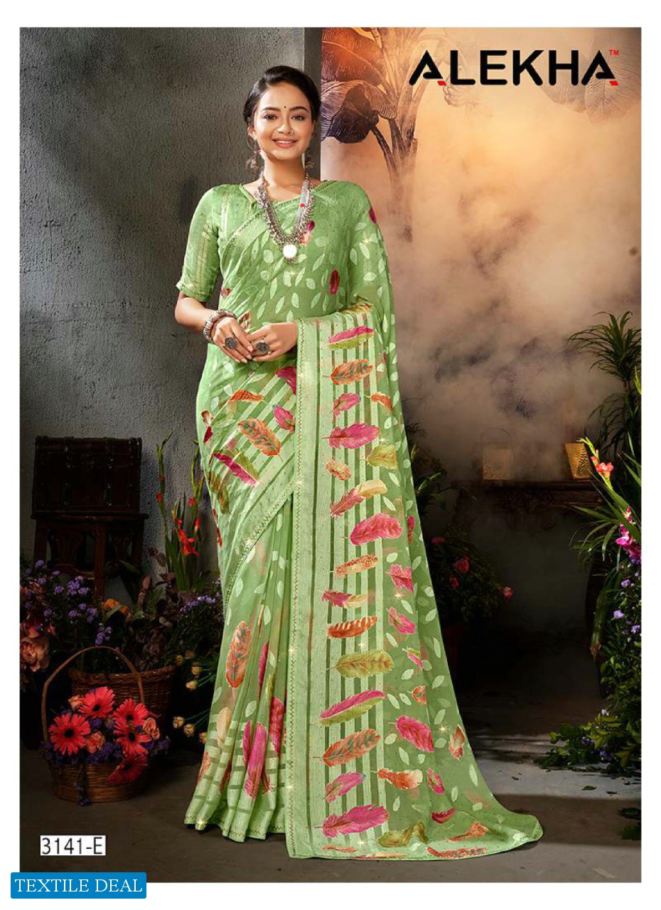 ALEKHA 3141 ZILMIL BRASSO BEAUTIFUL SAREES