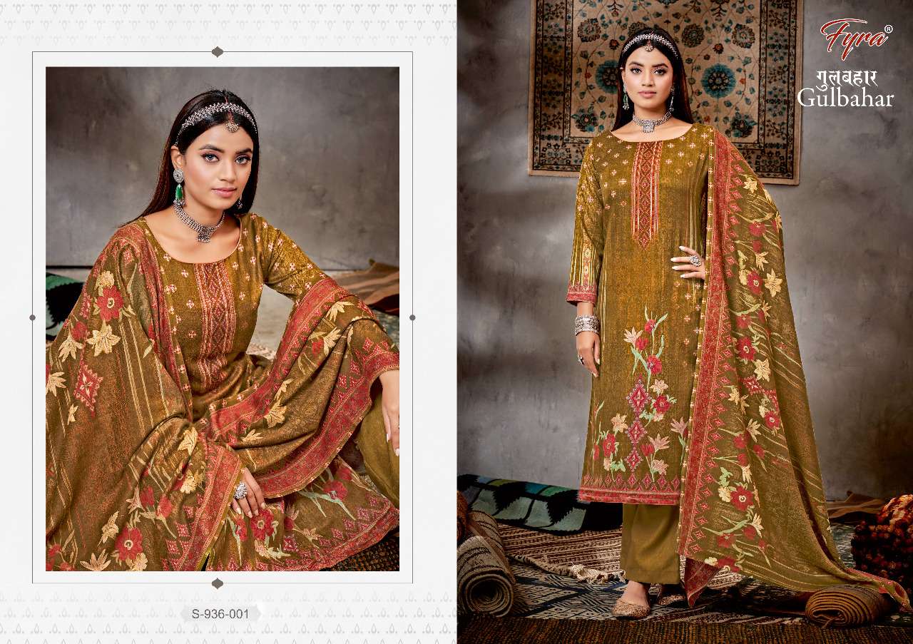 GULBAHAR BY FYRA WINTER PASHMINA SALWAR KAMEEZ