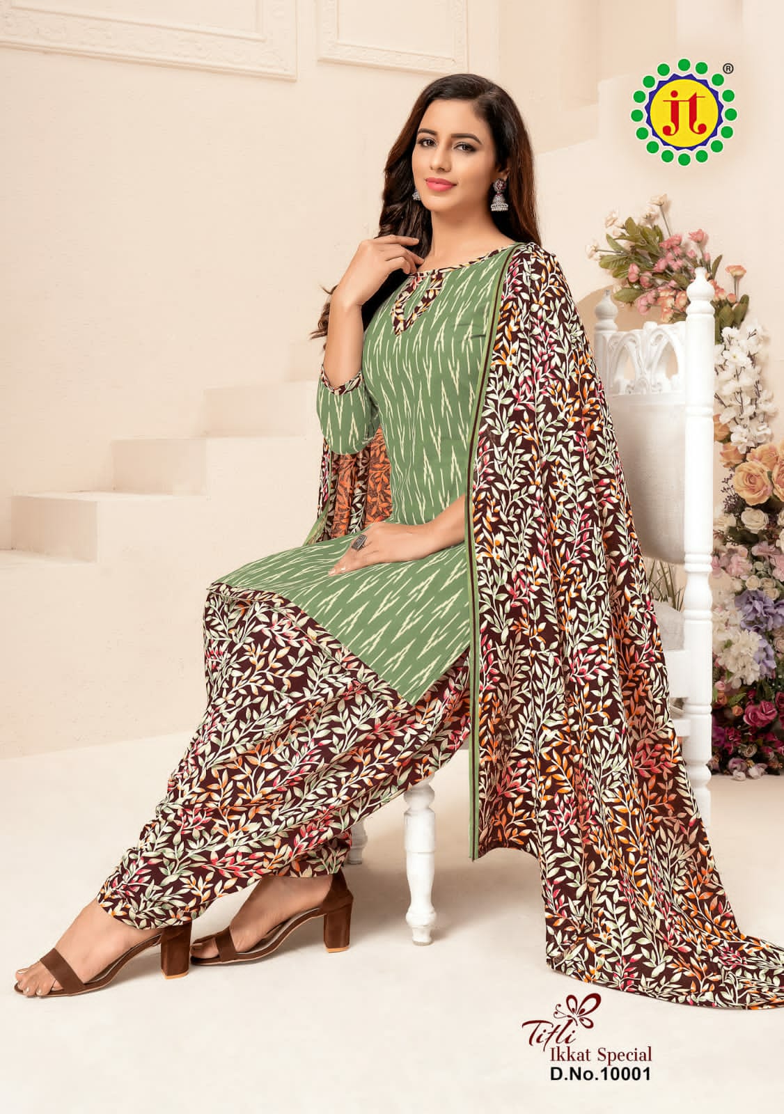 JT Titli Ikat Special Vol-10 Wholesale Unstitched Dress Material