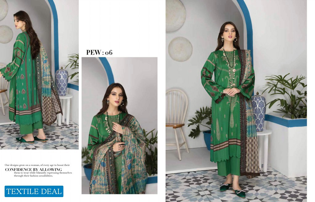 Charizma Print Melody Fall Winter Vol-1 2022 Unstitched Printed Marina Suit With Embroidered Shimmery Dupatta