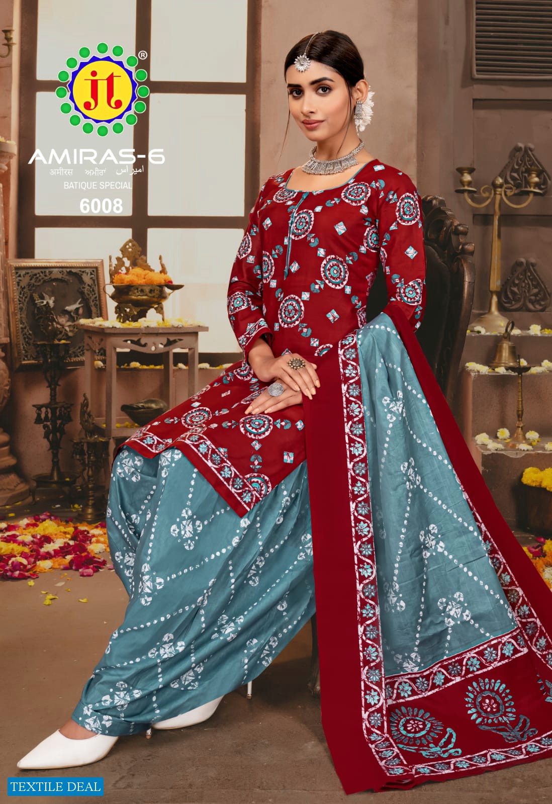 JT Amiras Vol-6 Wholesale Pure Cotton Printed Dress Material