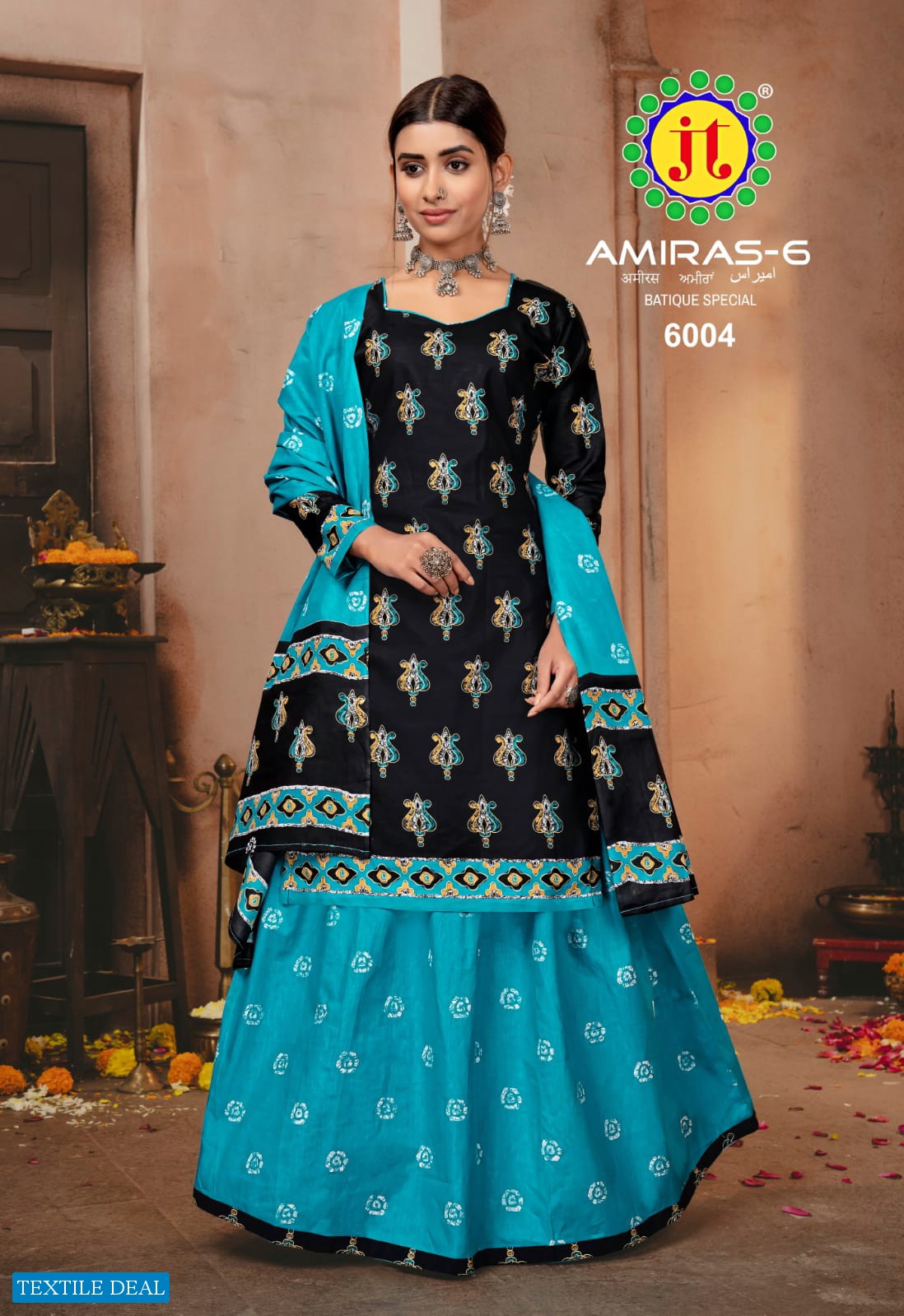 JT Amiras Vol-6 Wholesale Pure Cotton Printed Dress Material