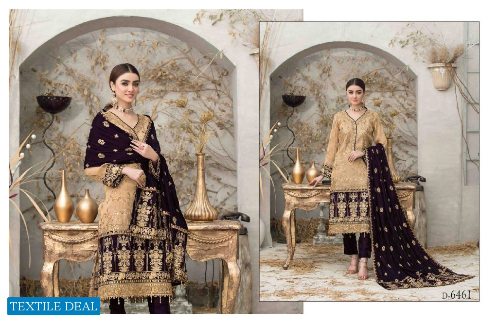 Tawakkal Grande Velvet Shirt And Fancy Dupatta Pakistani Salwar Suits