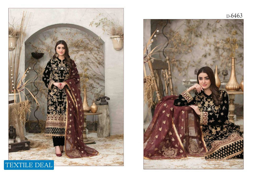 Tawakkal Grande Velvet Shirt And Fancy Dupatta Pakistani Salwar Suits