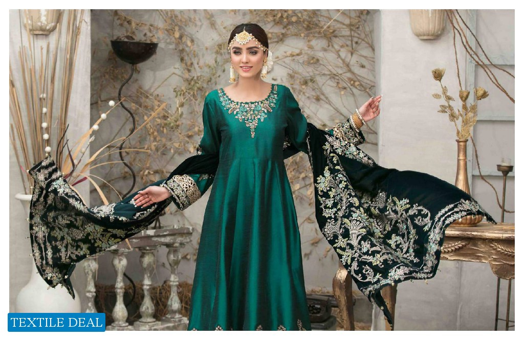 Tawakkal Grande Velvet Shirt And Fancy Dupatta Pakistani Salwar Suits