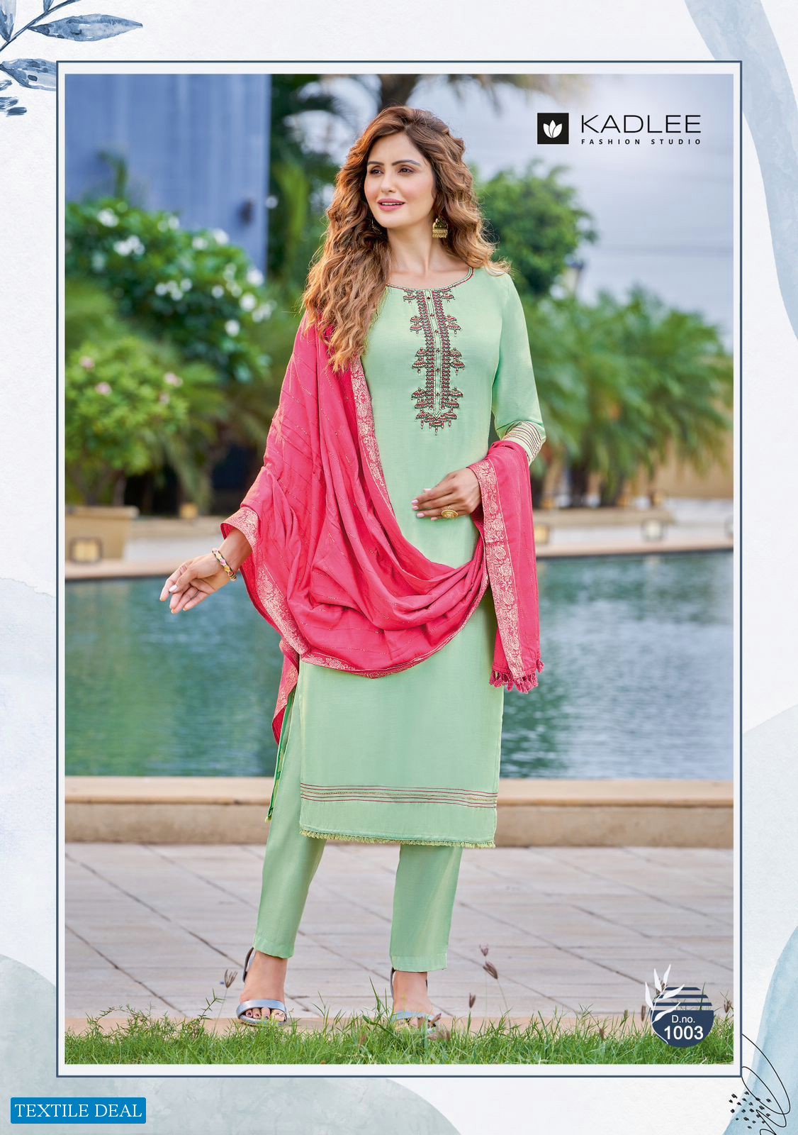 Kadlee Glamour Wholesale Fully Stitched 3 Piece Salwar Suits