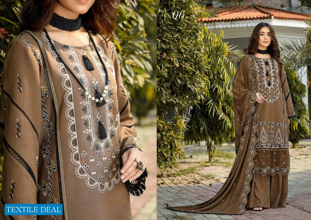 Parishay Dastak Embroidered Shawl Vol-1 Original Pakistani Dress