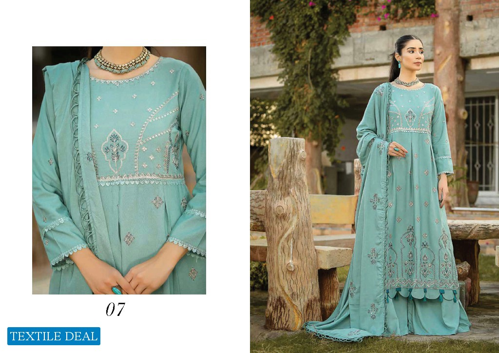 Parishay Dastak Embroidered Shawl Vol-1 Original Pakistani Dress