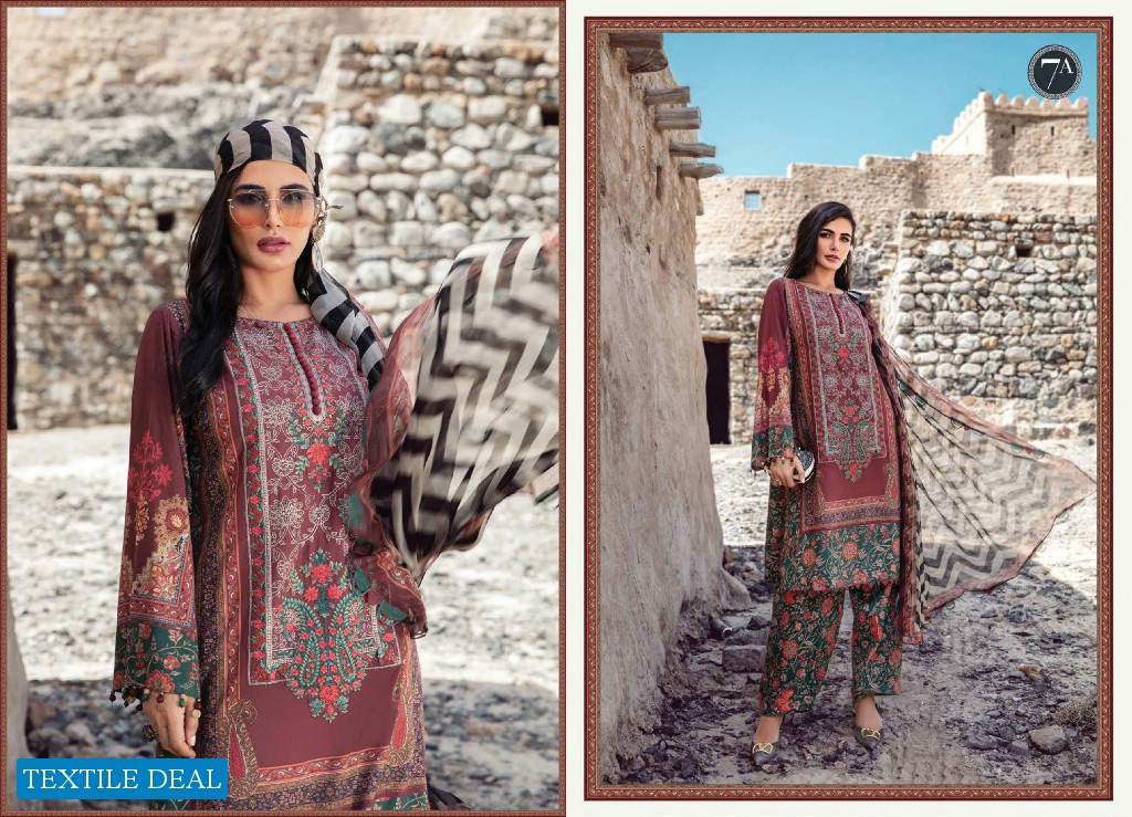 Mprints Maria B Desert Rose Fall Collection 2022 Winter Pakistani Dress