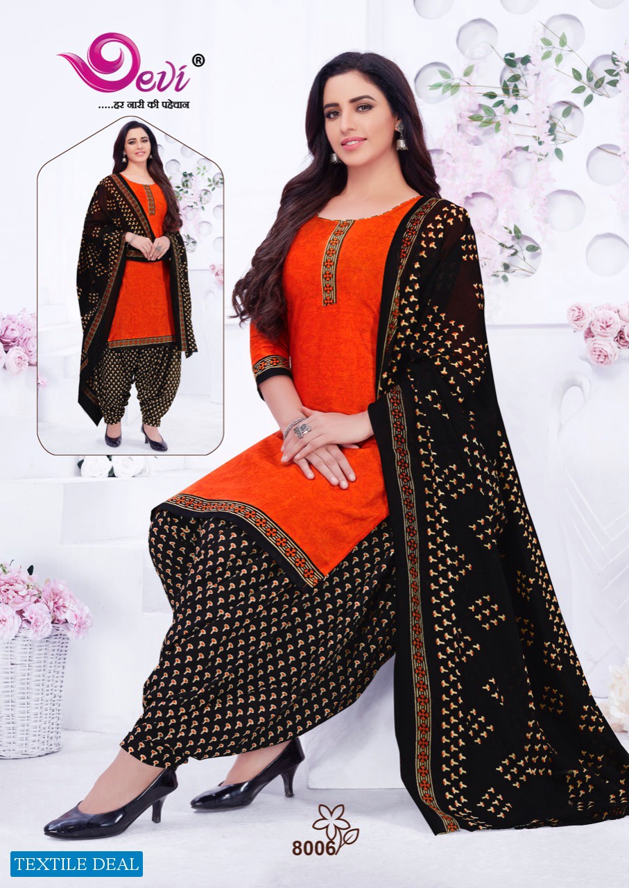 Devi Manchali Vol-8 Wholesale Pure Cotton Printed Dress Material