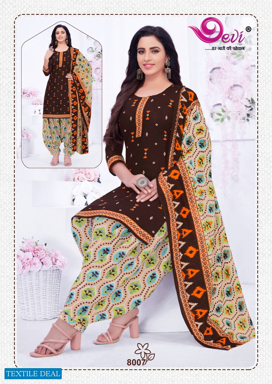 Devi Manchali Vol-8 Wholesale Pure Cotton Printed Dress Material