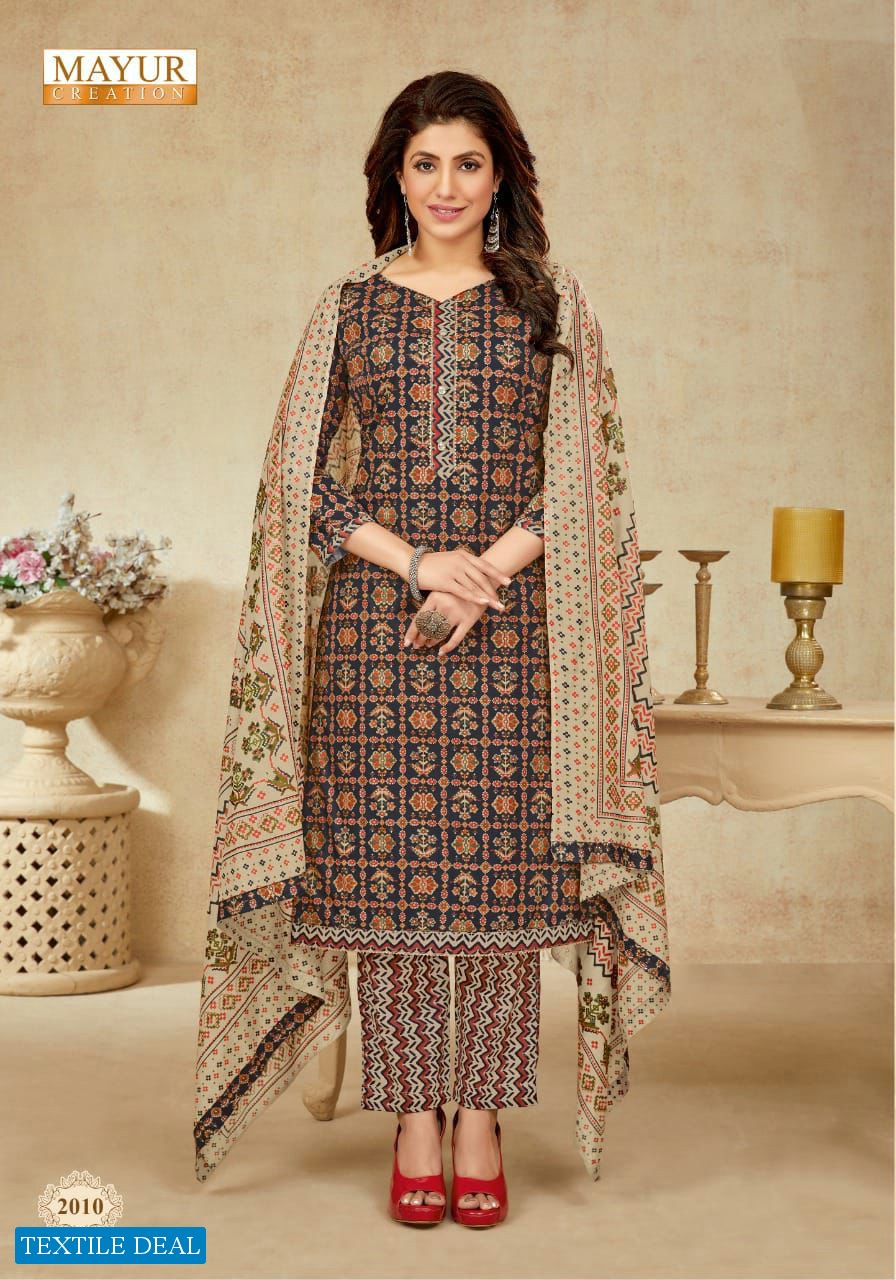 Mayur Anupama Vol-2 Wholesale Lawn Fabrics Printed Dress Material