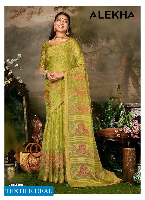 Alekha 3105 Wholesale Zil Mil Brasso Indian Sarees