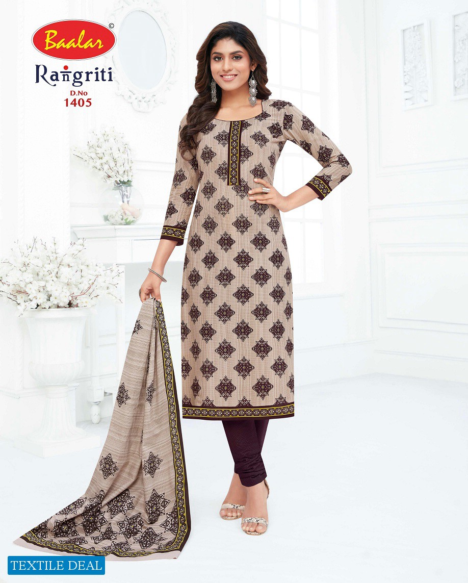 Baalar Rangriti Vol-1 Wholesale Pure Cotton Unstitched Dress Material