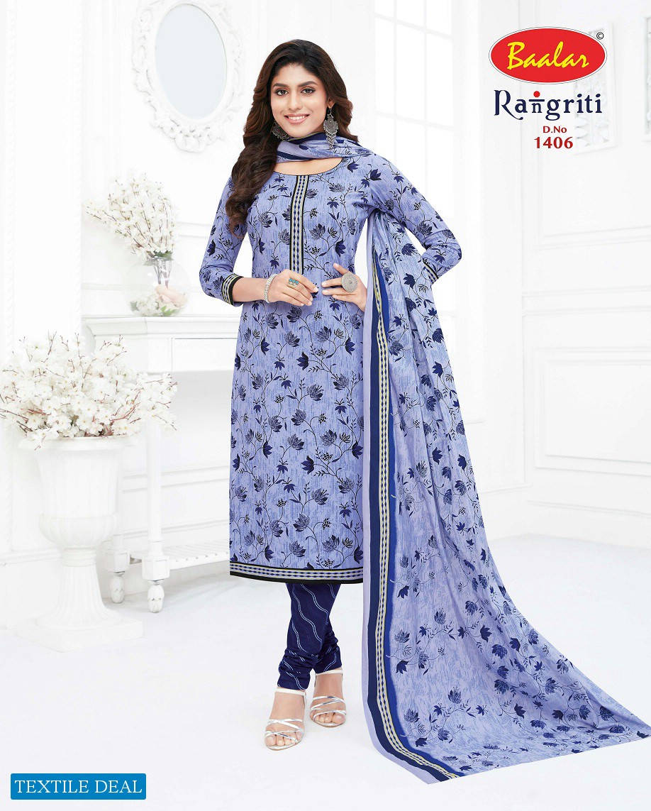 Baalar Rangriti Vol-1 Wholesale Pure Cotton Unstitched Dress Material