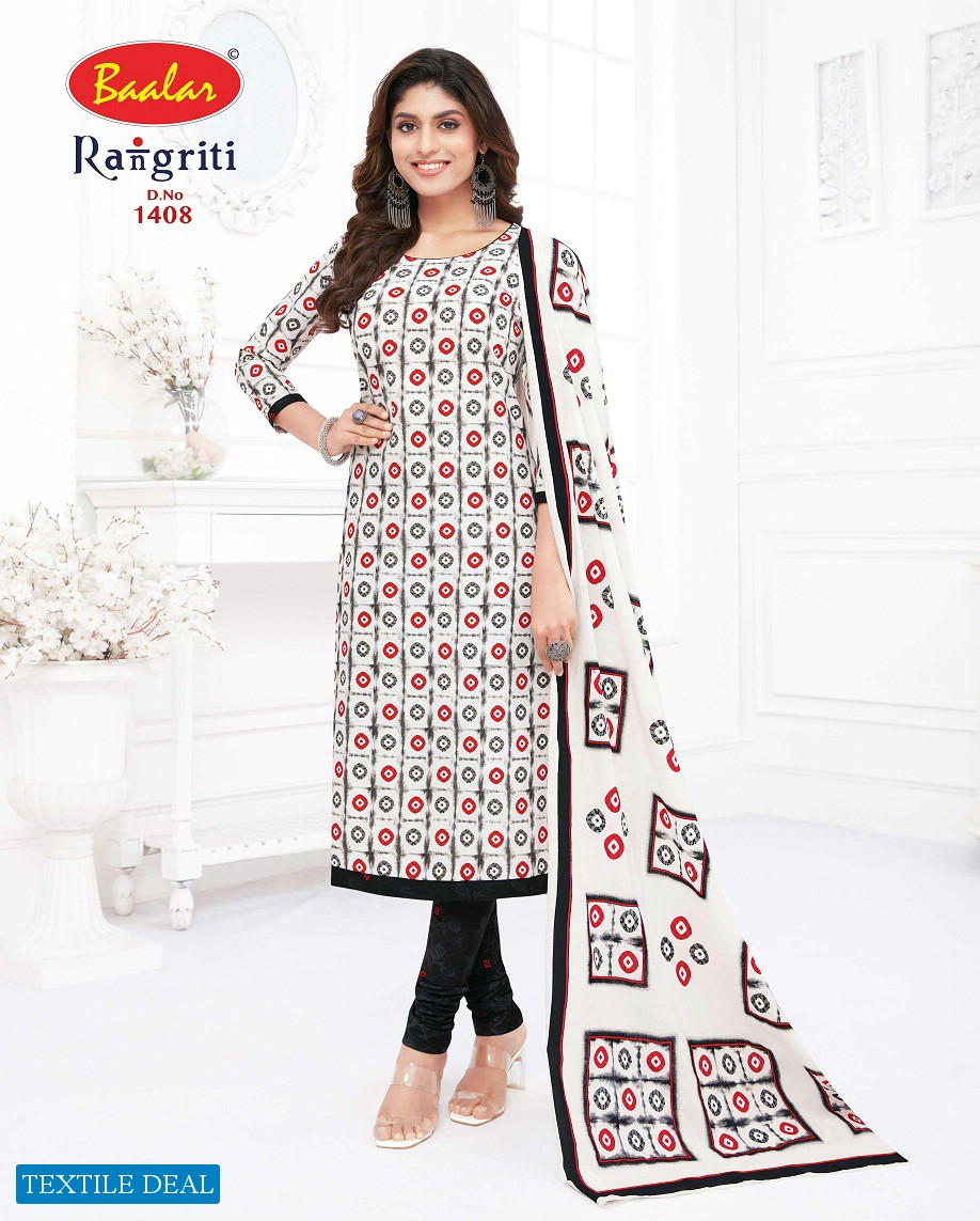 Baalar Rangriti Vol-1 Wholesale Pure Cotton Unstitched Dress Material