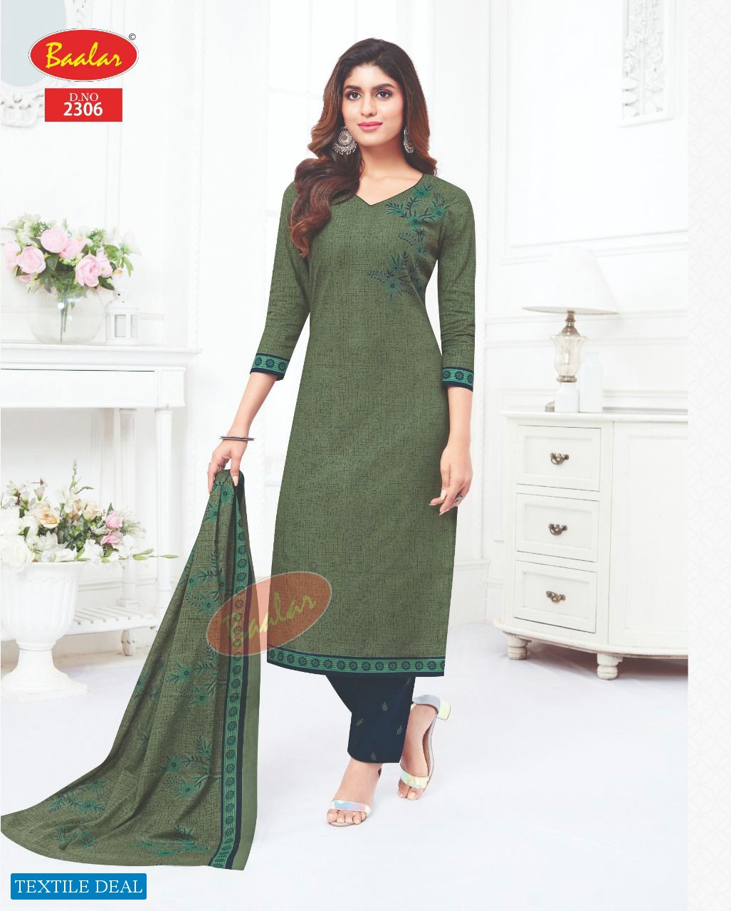 Baalar Zaara Vol-13 Wholesale Pure Cotton Printed Dress Material