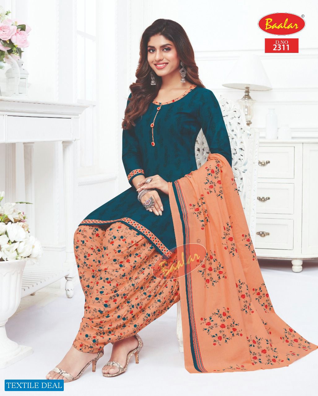 Baalar Zaara Vol-13 Wholesale Pure Cotton Printed Dress Material