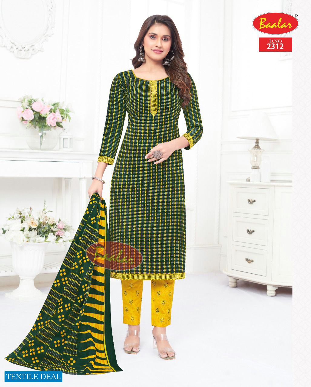 Baalar Zaara Vol-13 Wholesale Pure Cotton Printed Dress Material