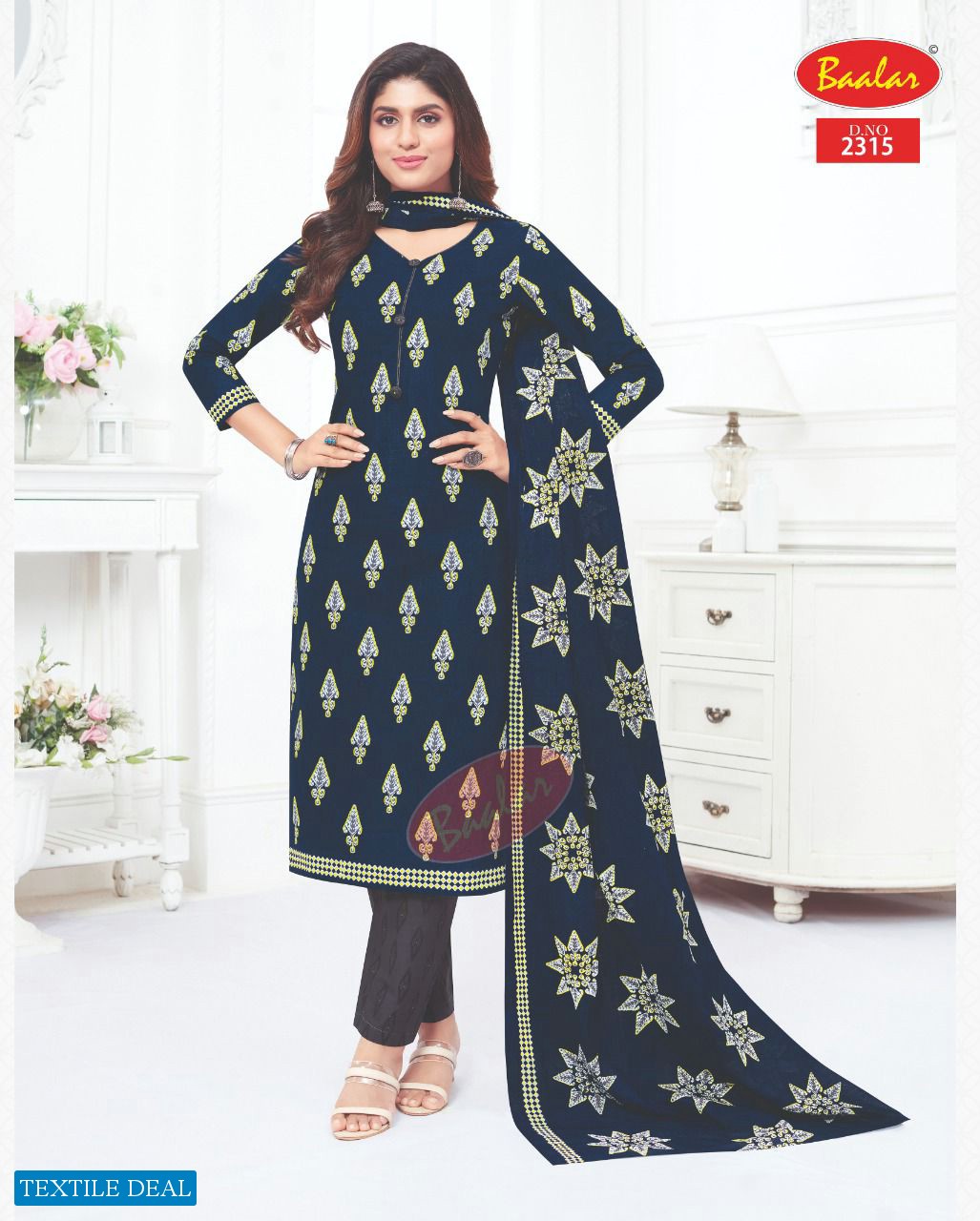 Baalar Zaara Vol-13 Wholesale Pure Cotton Printed Dress Material