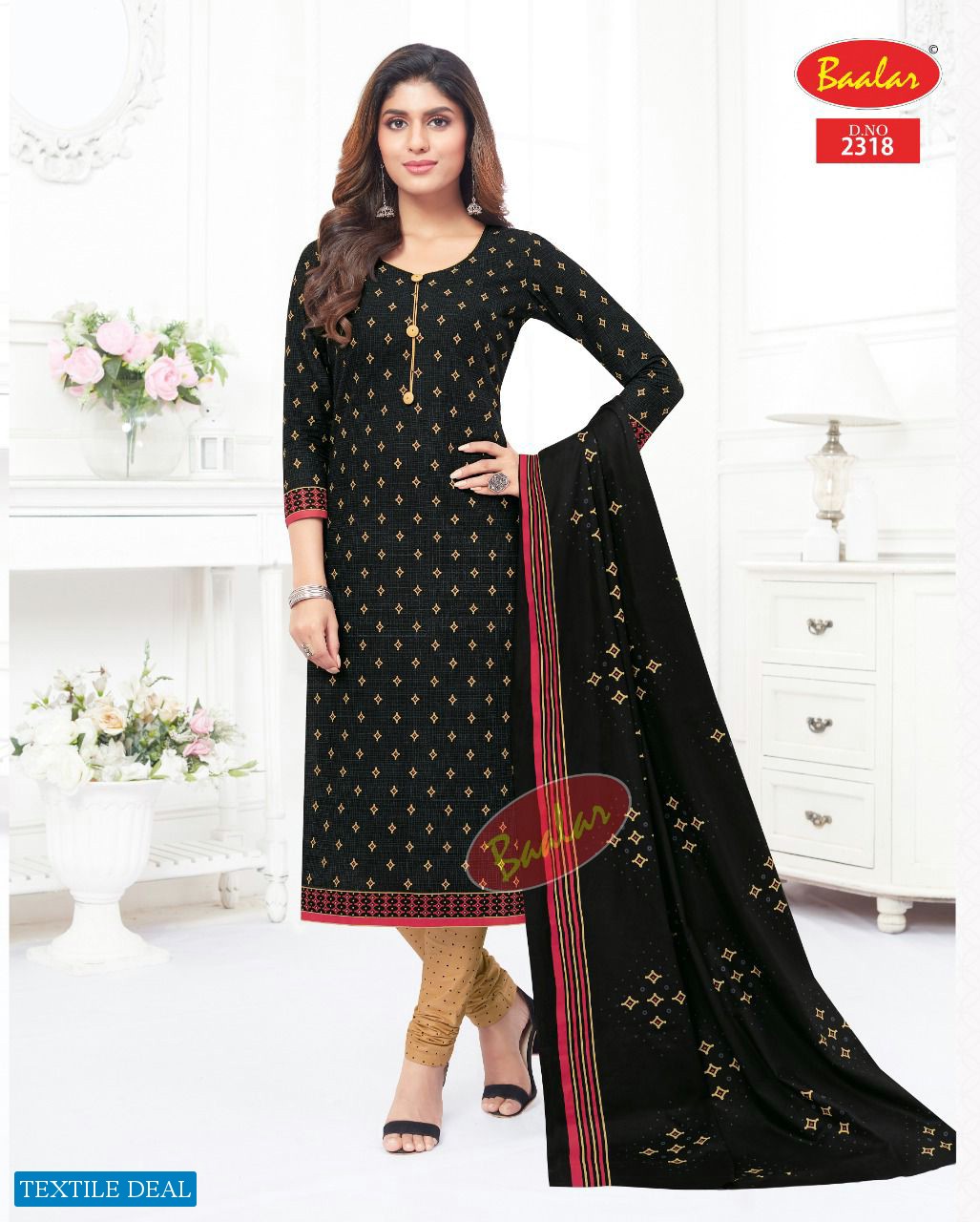 Baalar Zaara Vol-13 Wholesale Pure Cotton Printed Dress Material