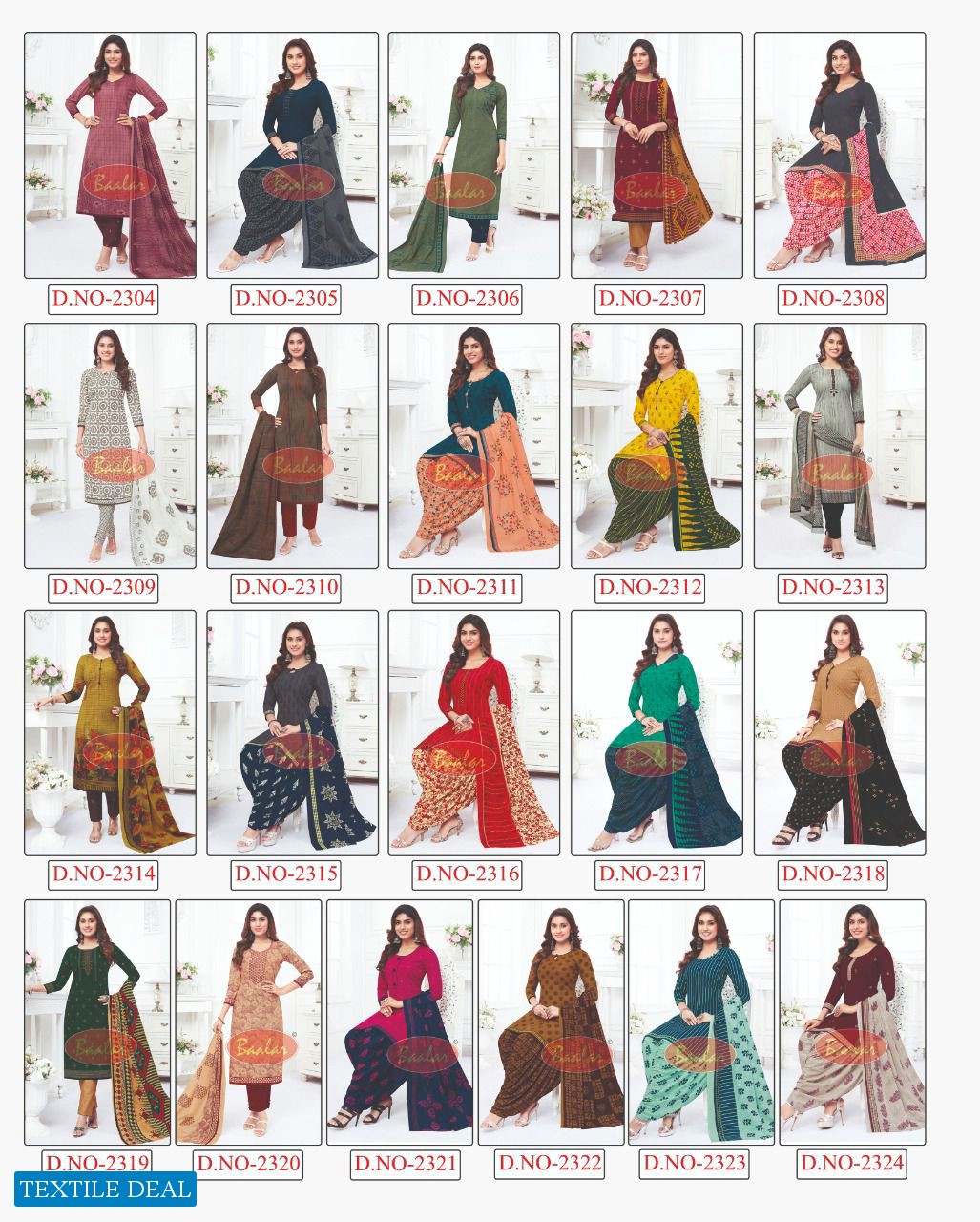 Baalar Zaara Vol-13 Wholesale Pure Cotton Printed Dress Material