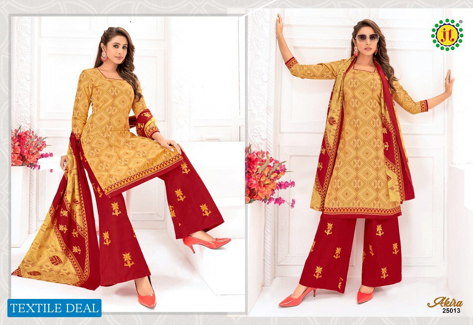 JT Akira Vol-25 Wholesale Pure Cotton Printed Dress Material